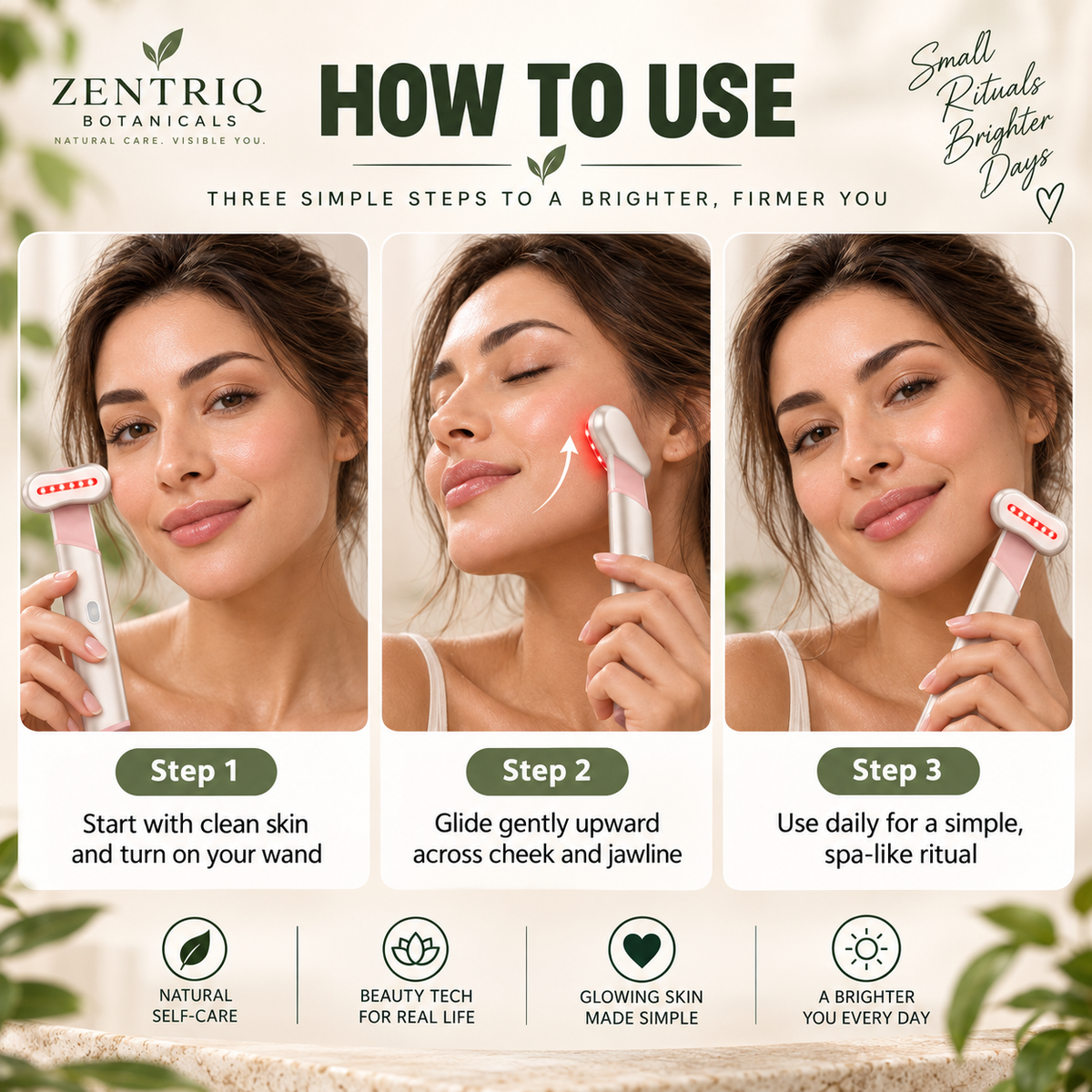 Zentriq™ Radiance Sculpt 4-in-1 Facial Wand